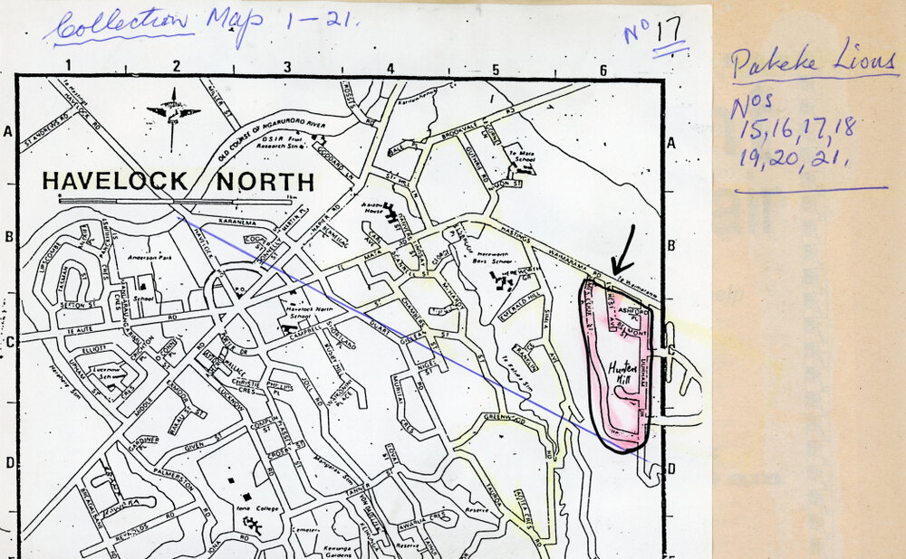 Collection Map for Village Fair