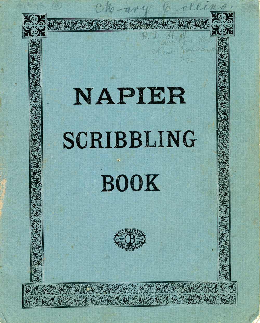 Napier Scribbling Book (3 books)
