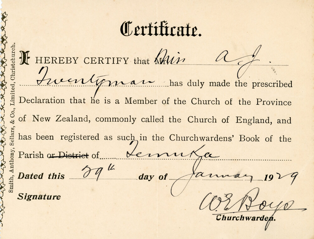 Member of Church of England