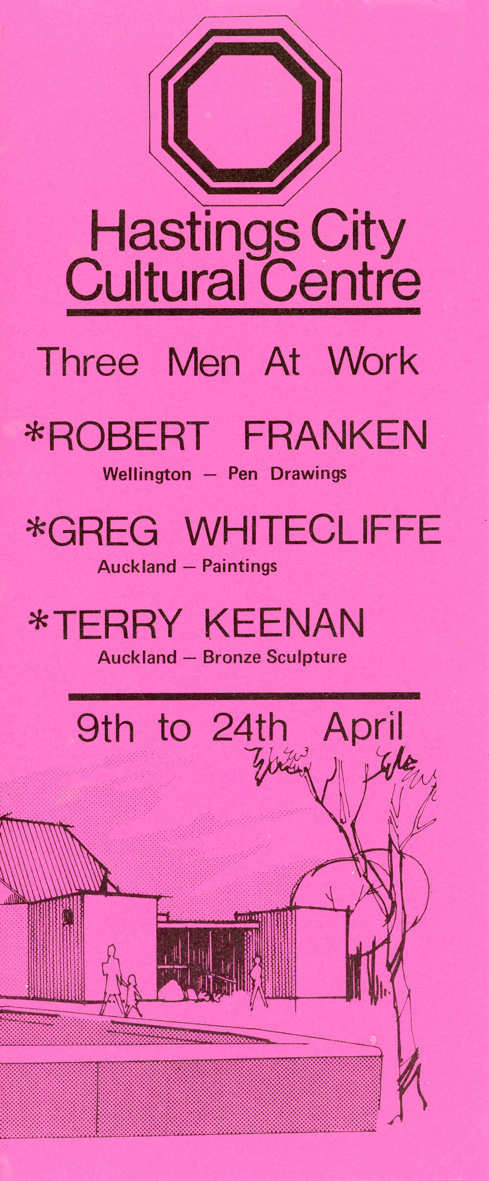 Three Men at Work Exhibition