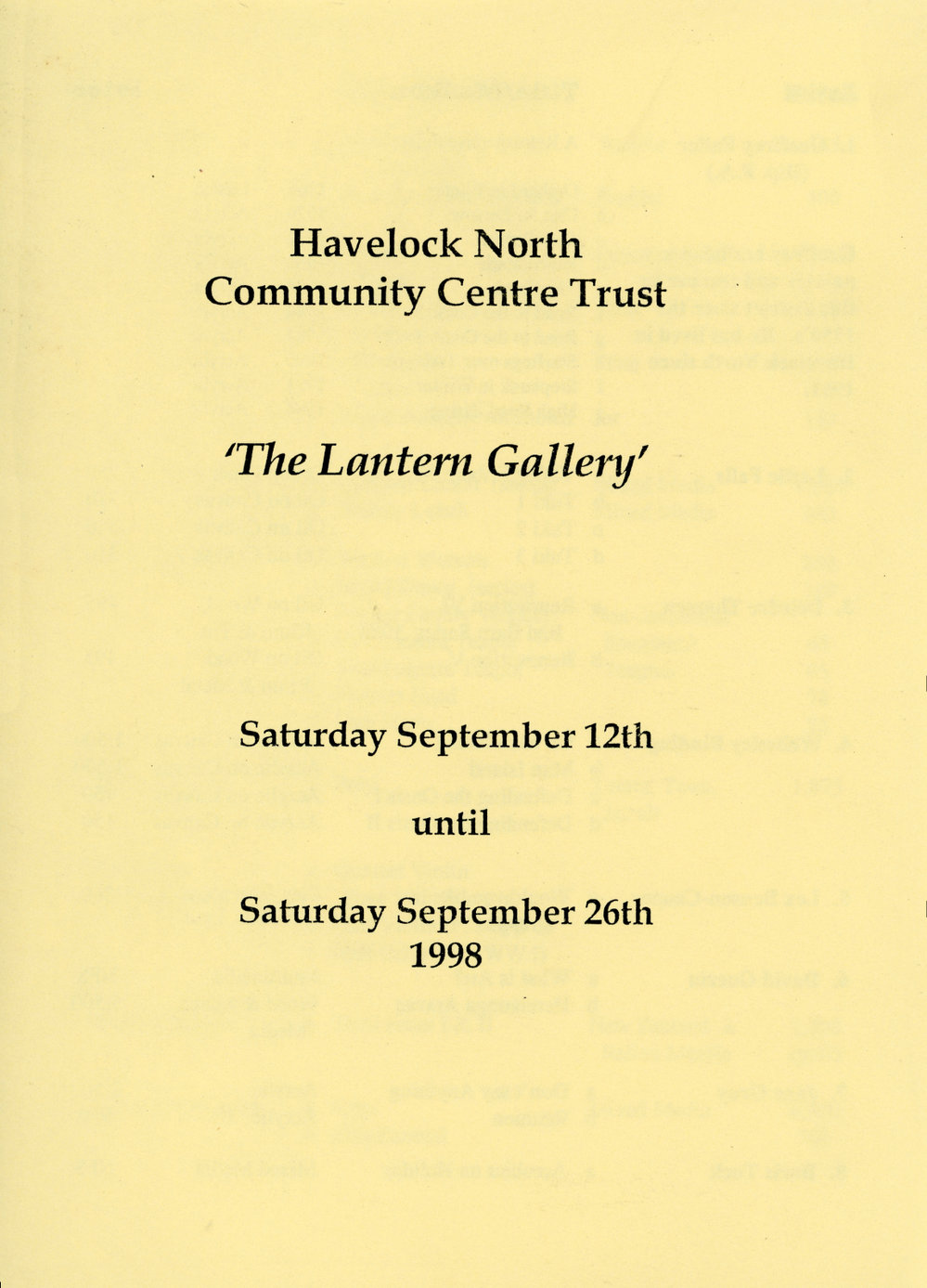 The Lantern Gallery
