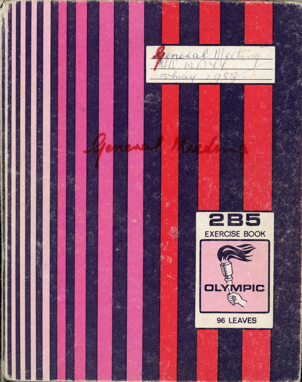 WDFF General Minutes Book 1982 - 1992