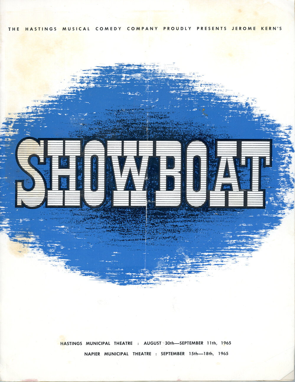 Showboat Performed by the Hastings Musical Comedy Company 