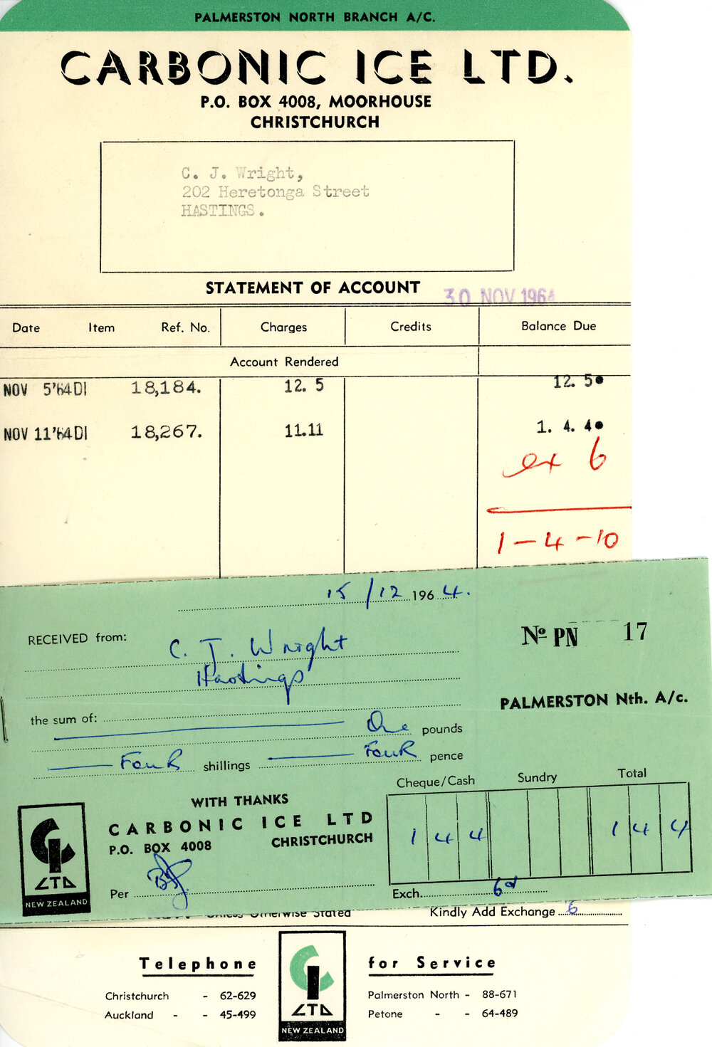 Carbonic Ice Ltd Statement