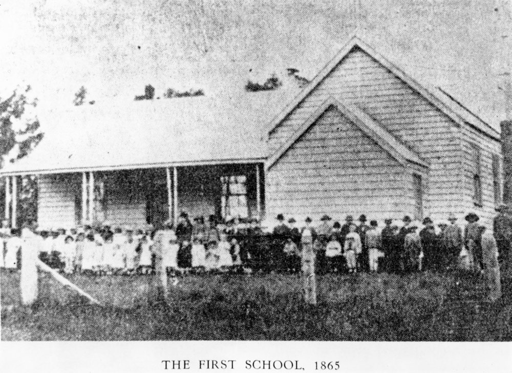 The First School, Havelock North, 1865