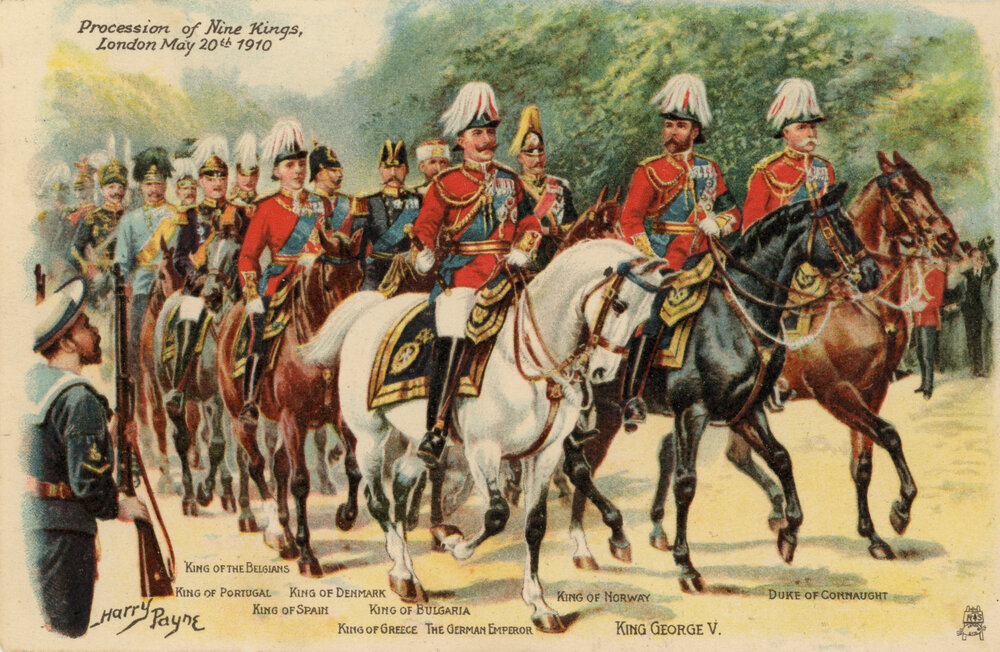 Procession of Nine Kings, London May 20th 1910