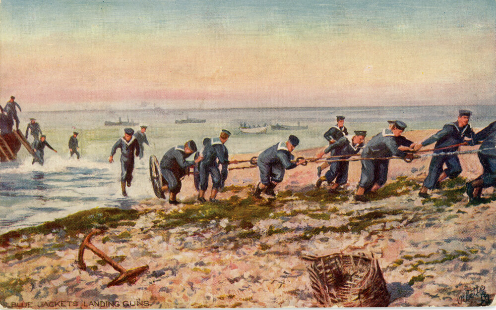 Blue Jackets Landing Guns