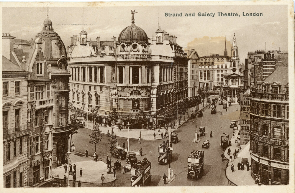 Strand and Gaiety Theatre, London