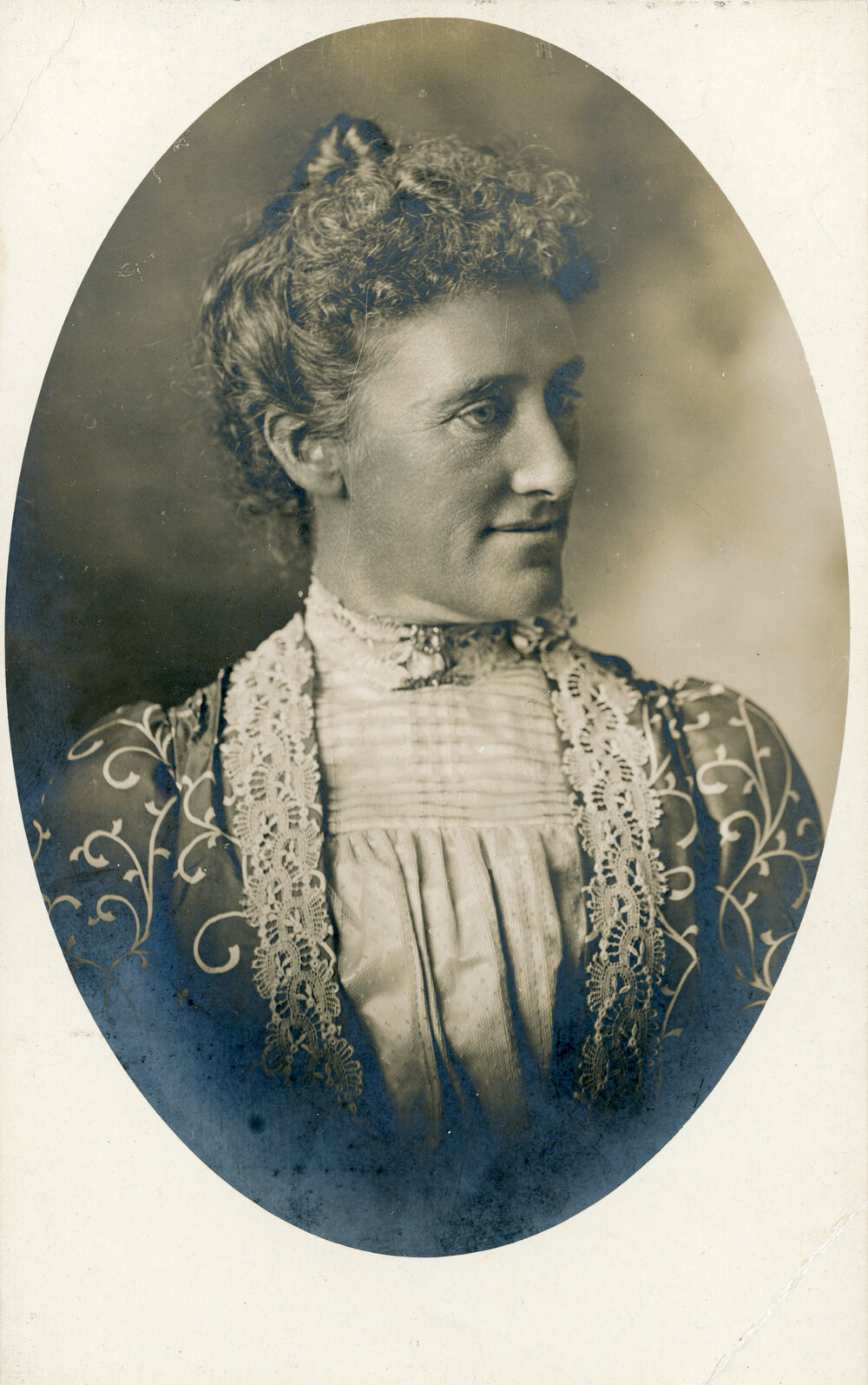 Studio Portrait of Unidentified Woman