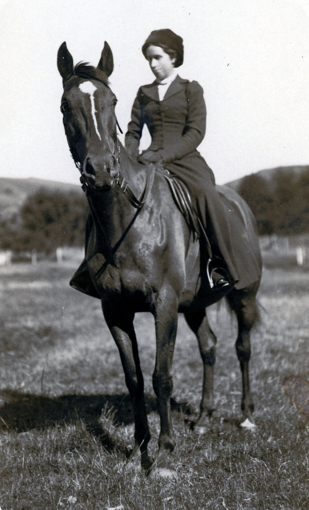 Unidentified Woman on Horseback