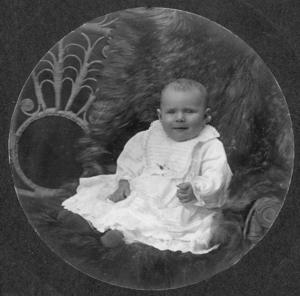 Portrait of Linda Gwendoline Reid as a Baby