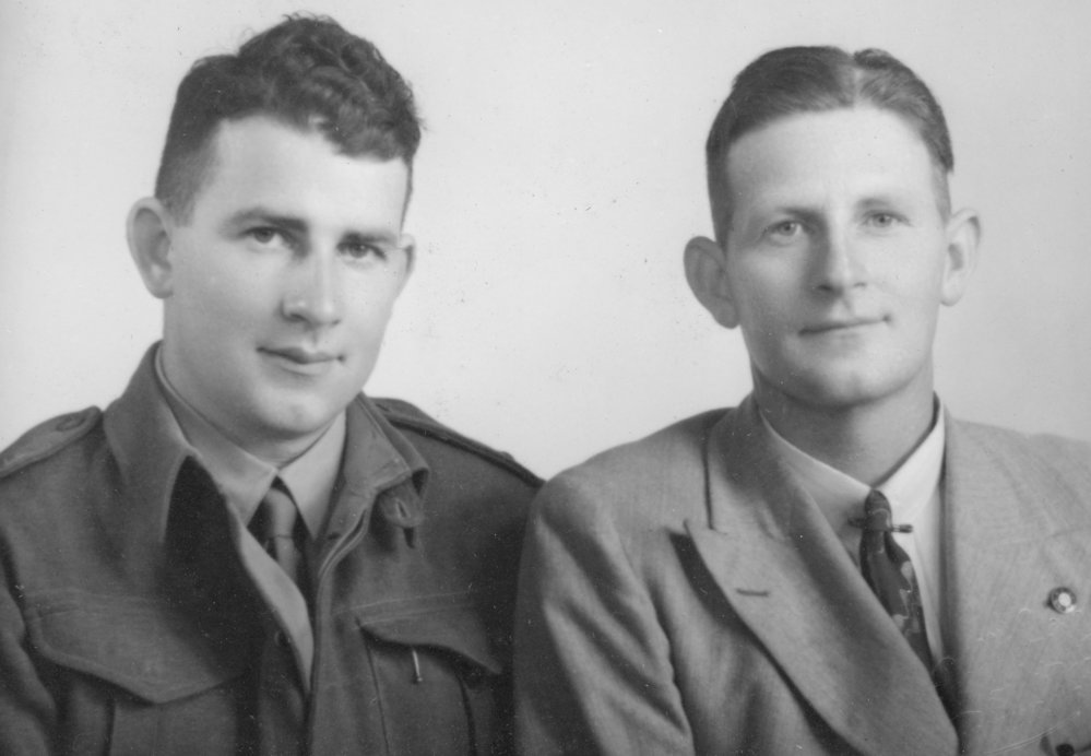 Studio Portrait of Two Men