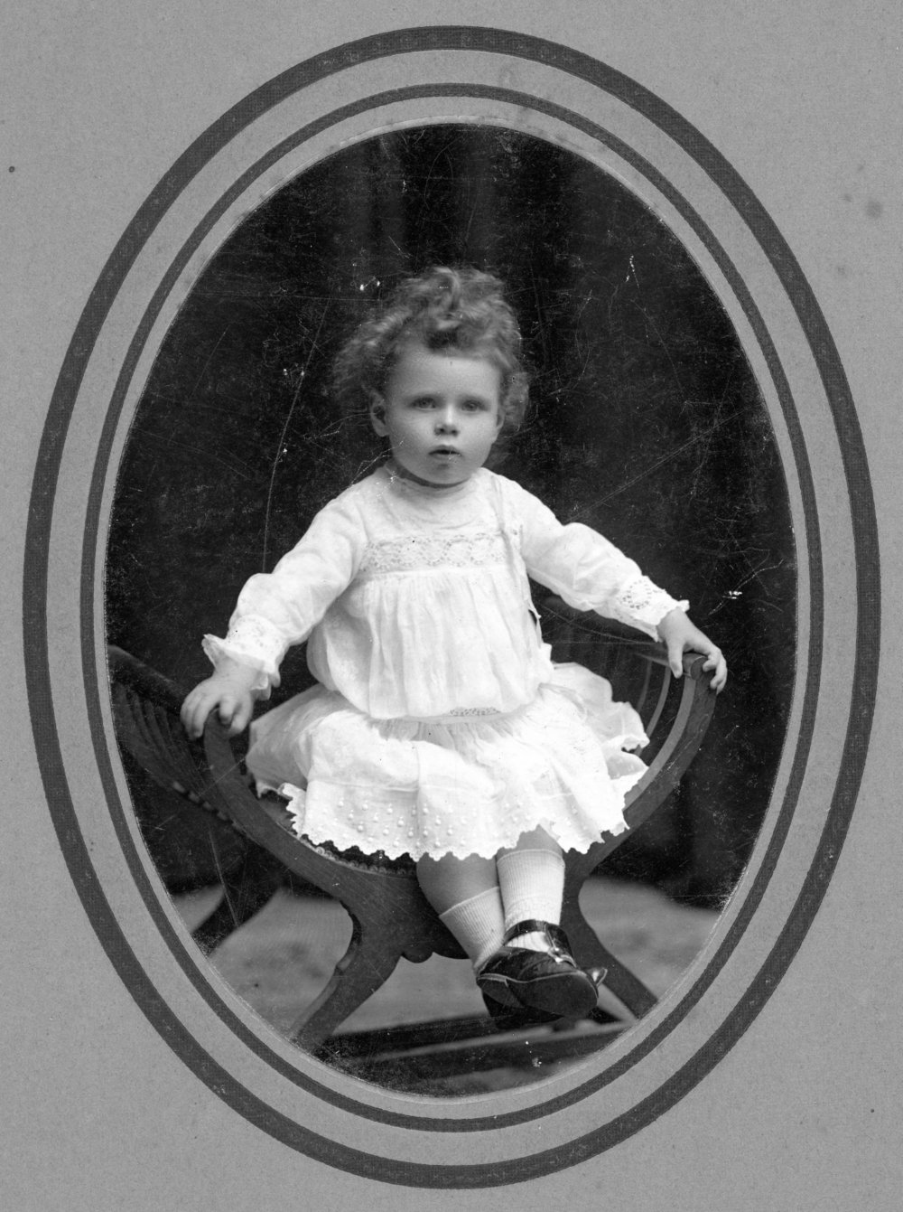 Studio Portrait of Linda Gwendoline Reid, Aged 2 Years