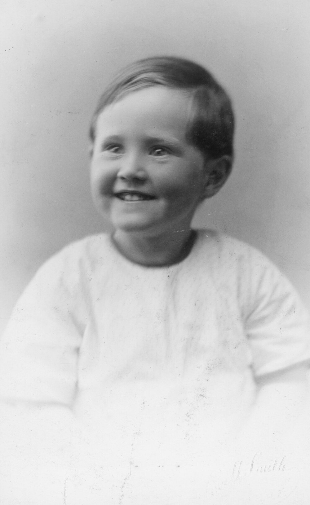 Studio Portrait of Young Child