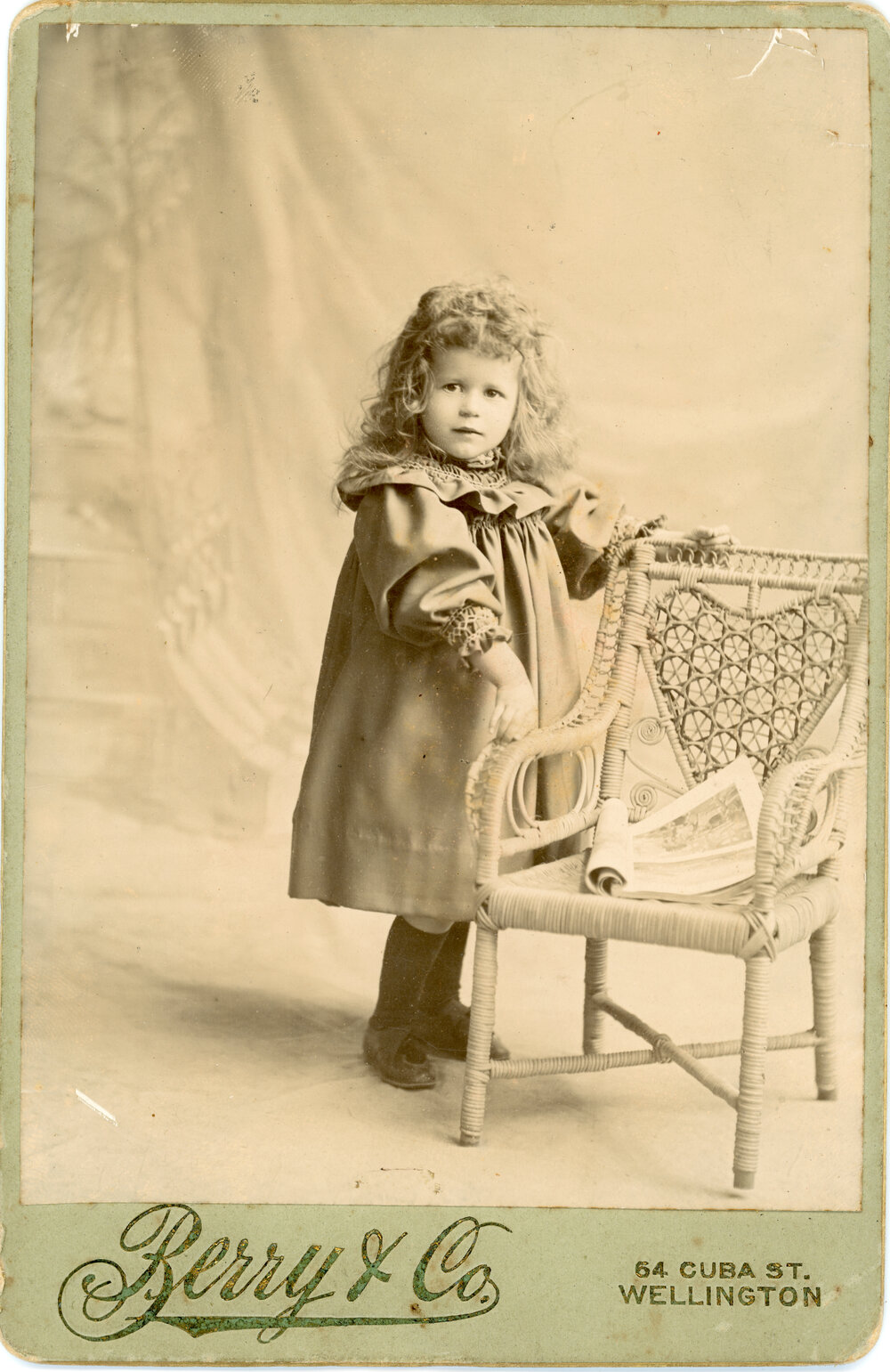 Studio Portrait of a Young Child