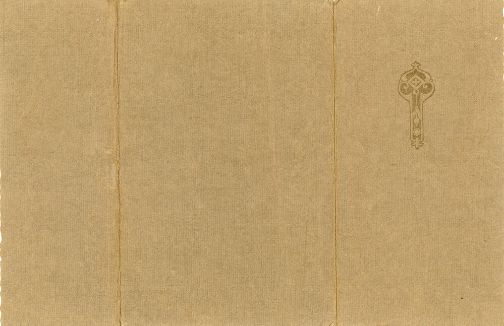 Blank Tri-fold Photo Wallet