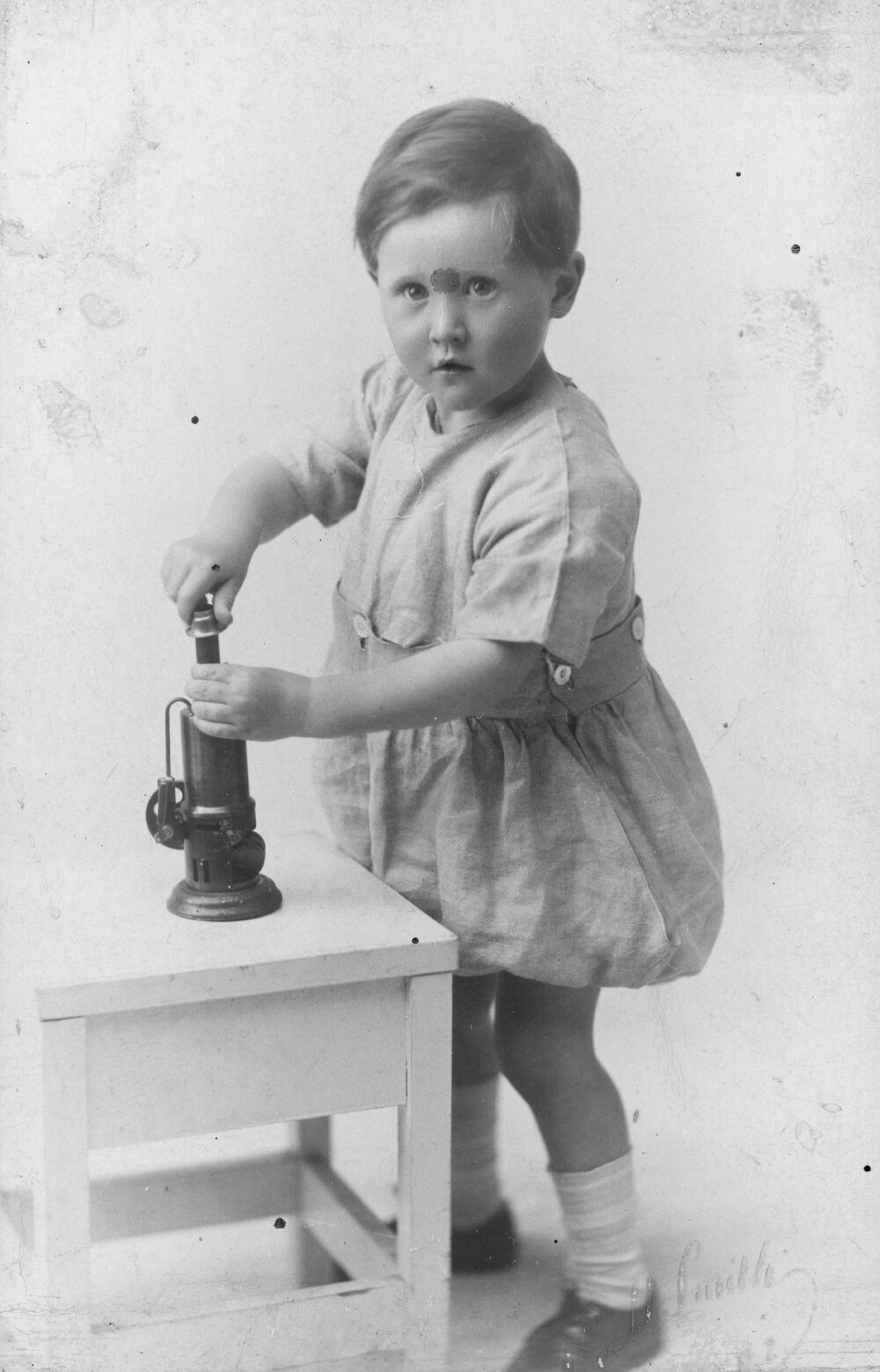 Studio Portrait of a Young Child