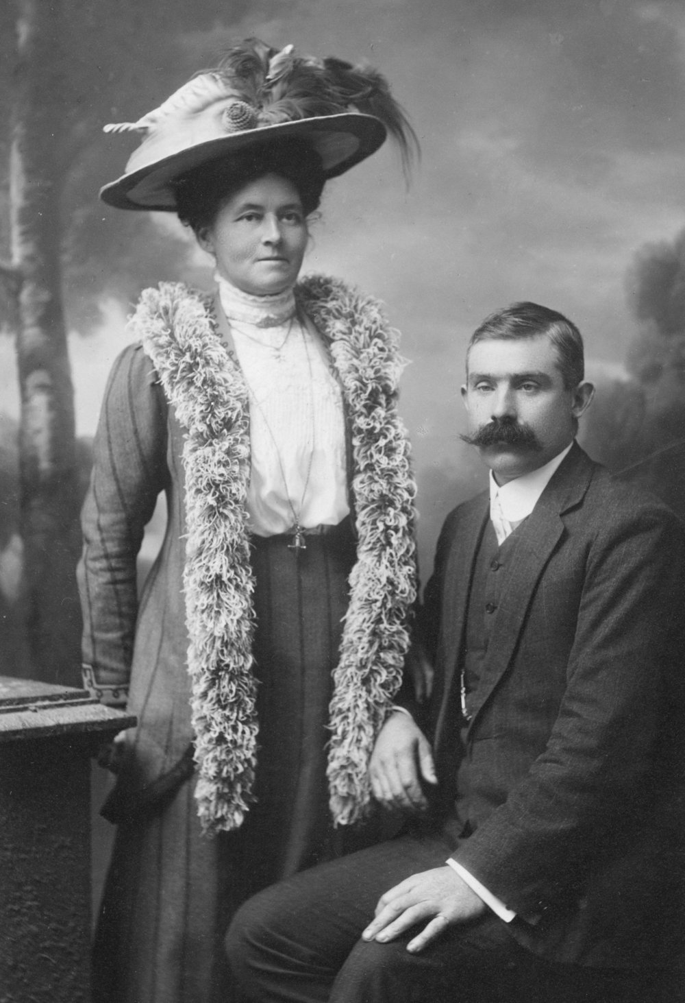 Studio Portrait of a Couple