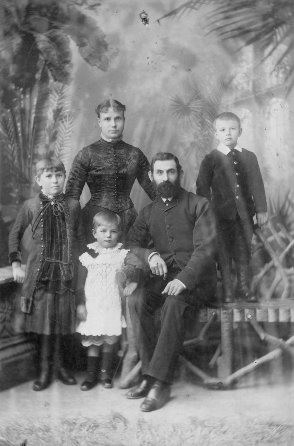 Studio Portrait of a Family