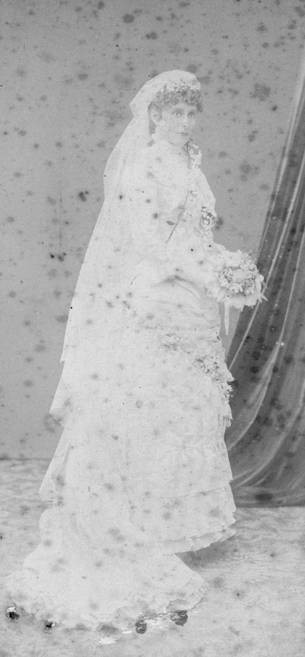 Studio Portrait of a Bride
