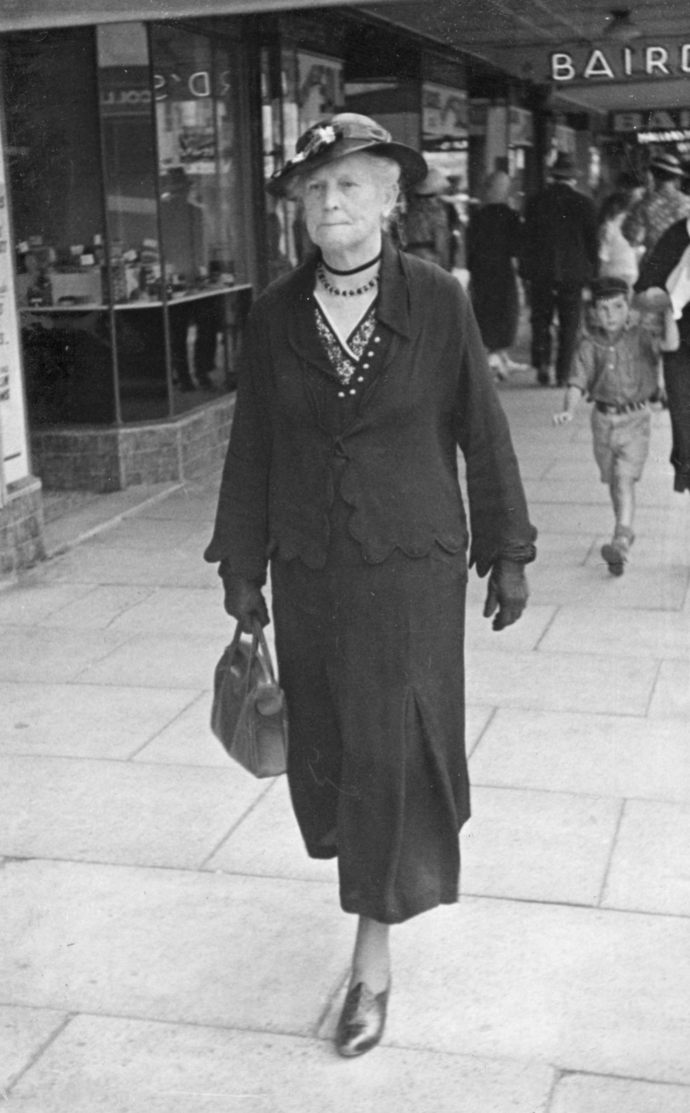Mrs Wellwood Walking Though Hastings