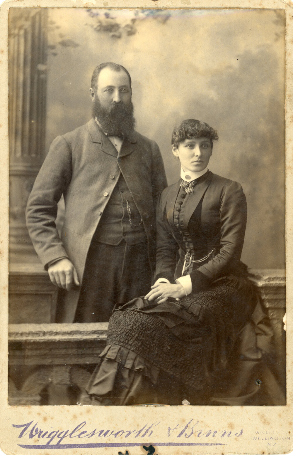 Studio Portrait of Robert and Jane Wellwood