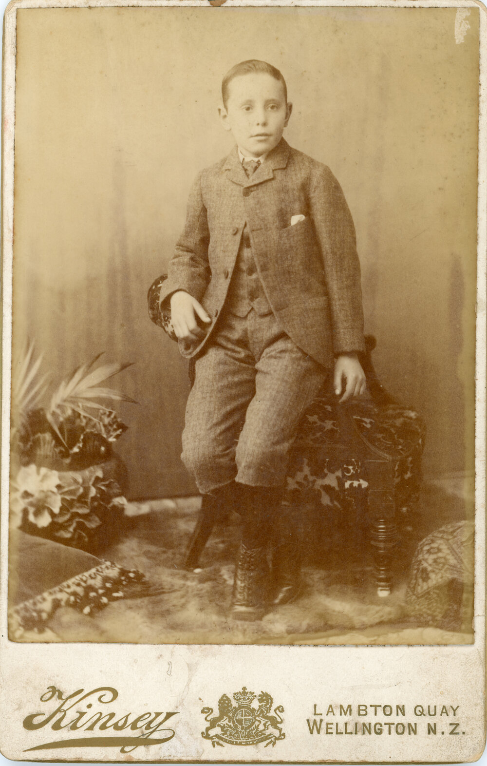 Studio Portrait of a Boy