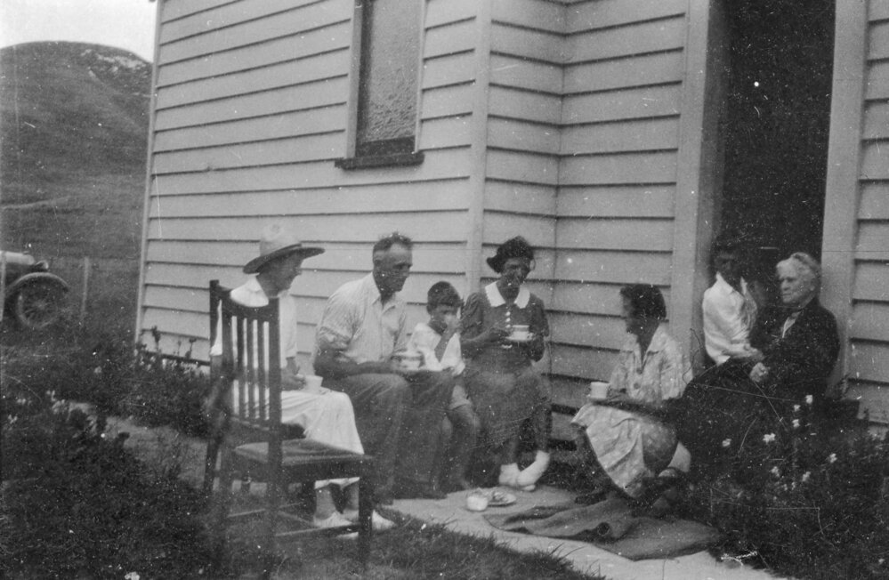 Group Portrait on Doorstep