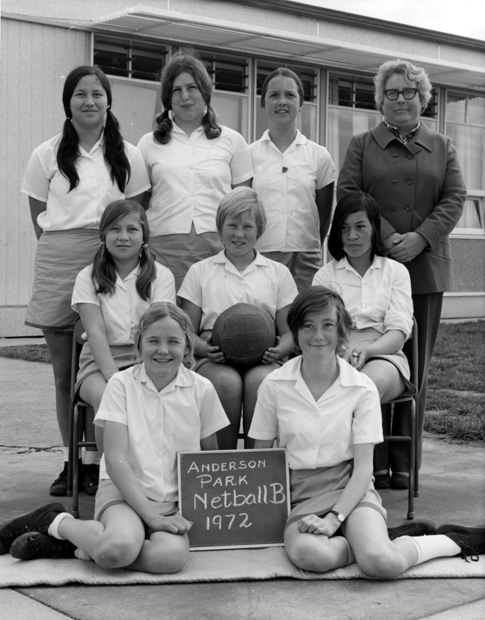 Anderson Park School Netball 1972