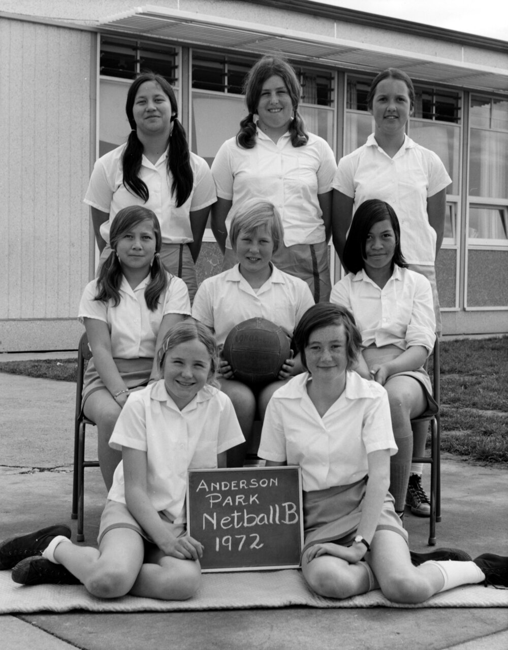 Anderson Park School Netball 1972