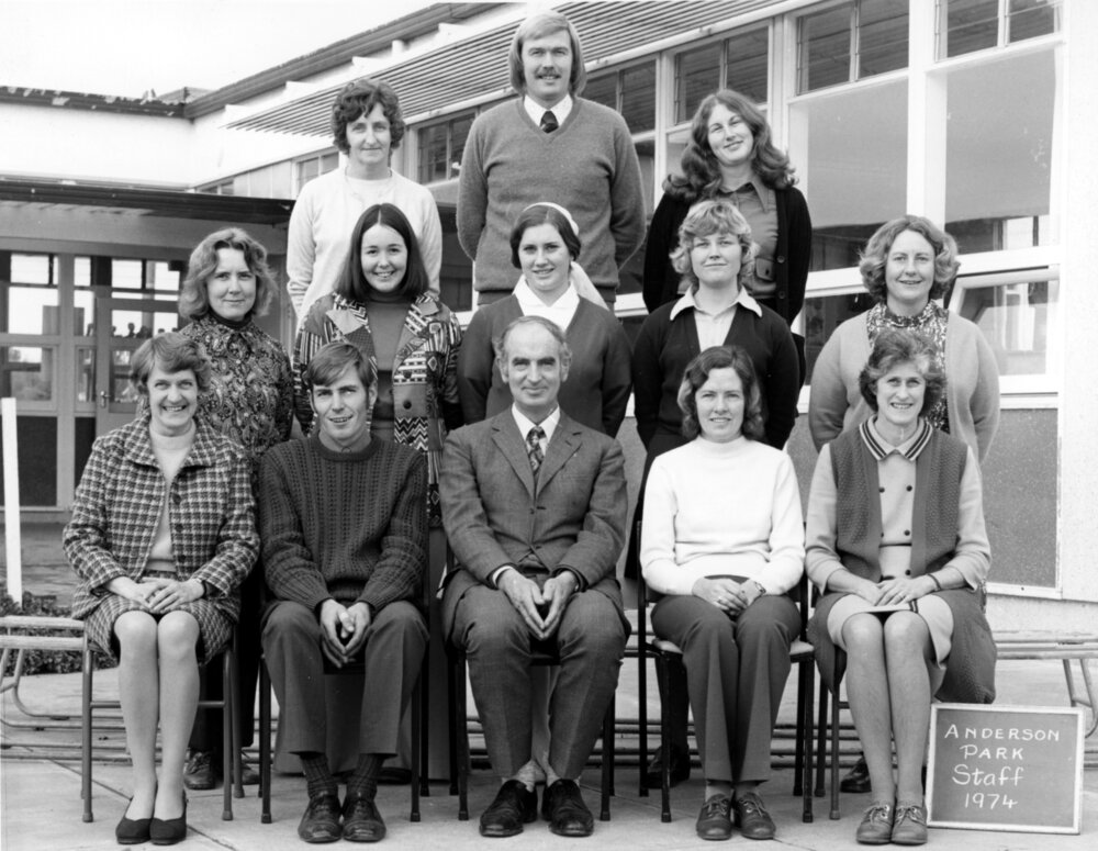 Anderson Park School Staff 1974