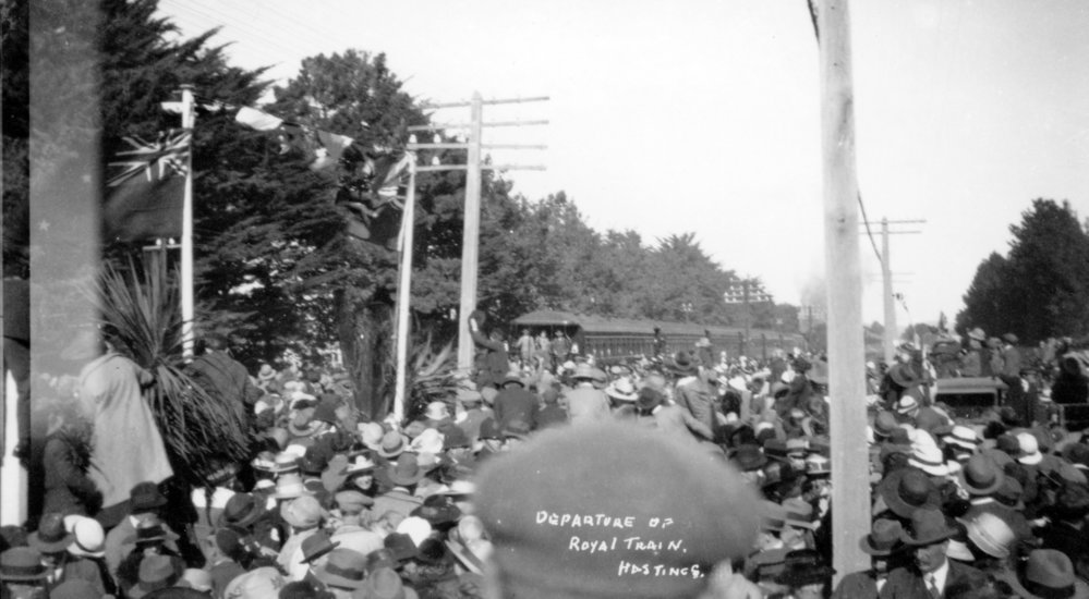 View of Royal Train Departing Hastings