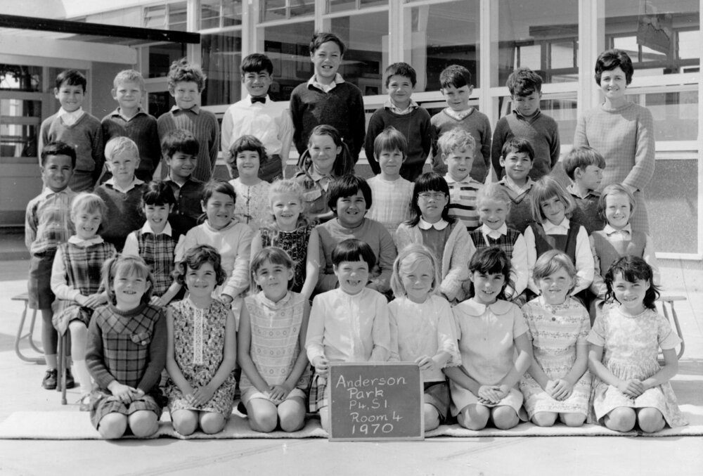 Anderson Park School P4 and S1 1970