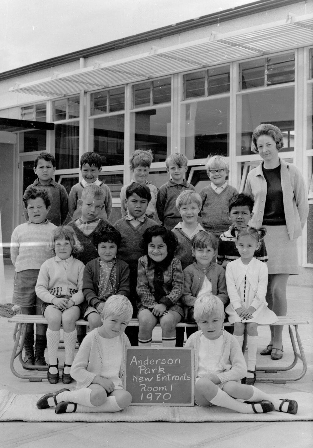 Anderson Park School New Entrants 1970
