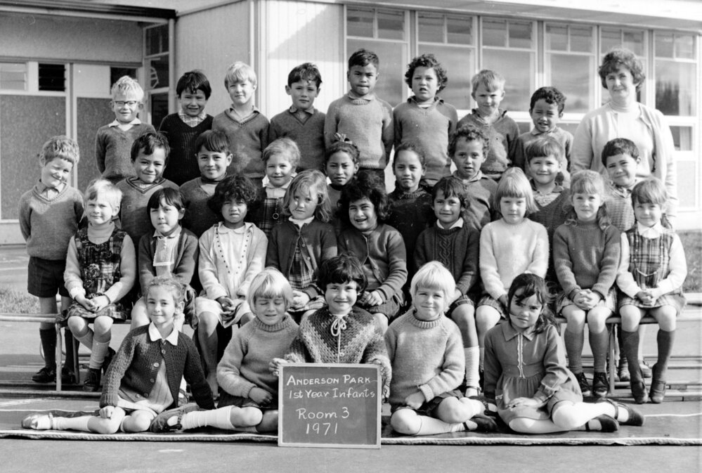 Anderson Park School First Year Infants 1971