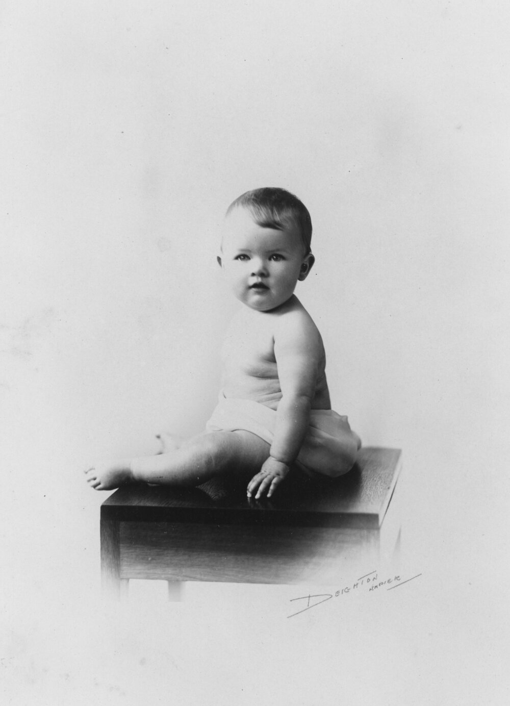 Studio Portrait of a Baby
