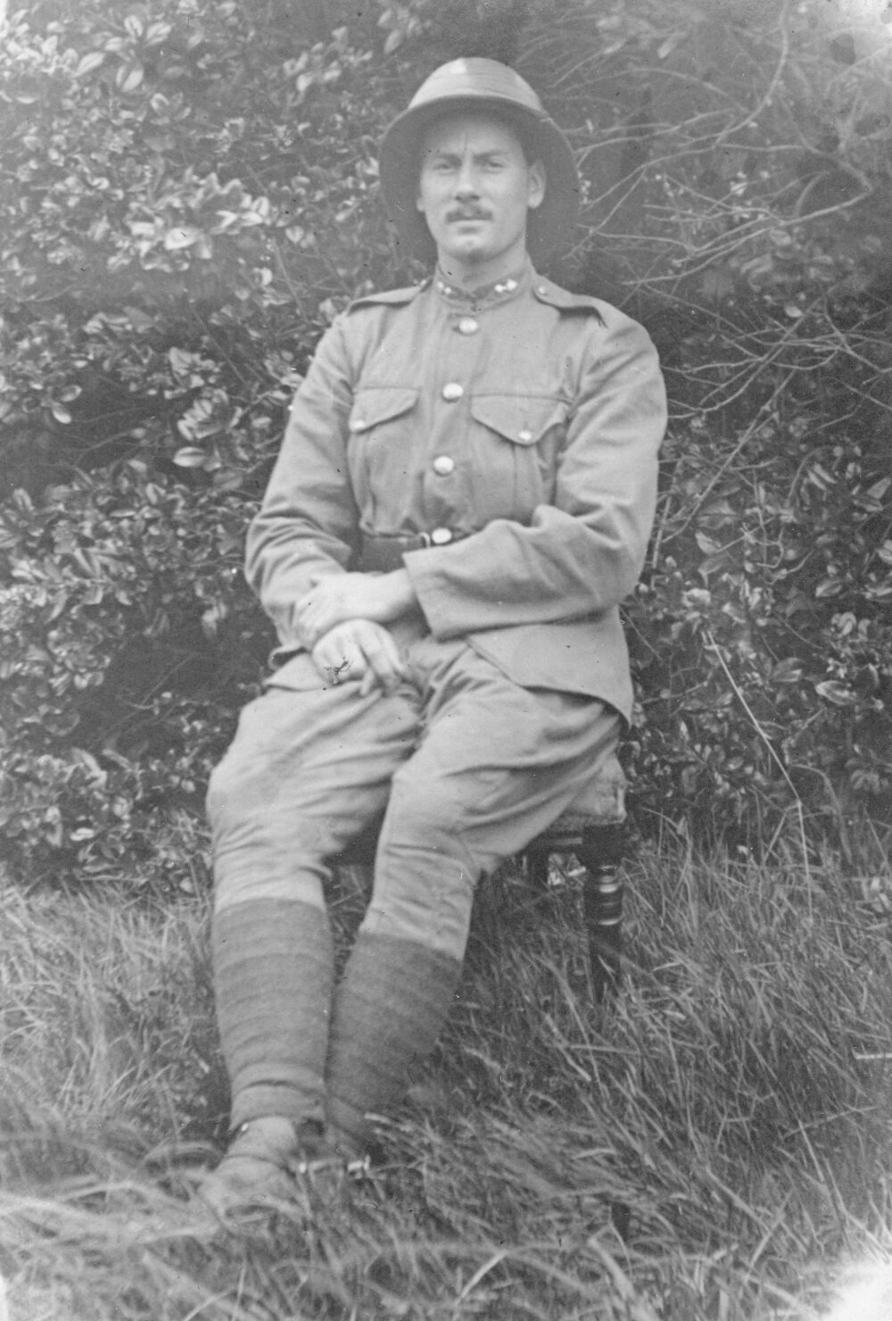 Portrait of WW1 Soldier