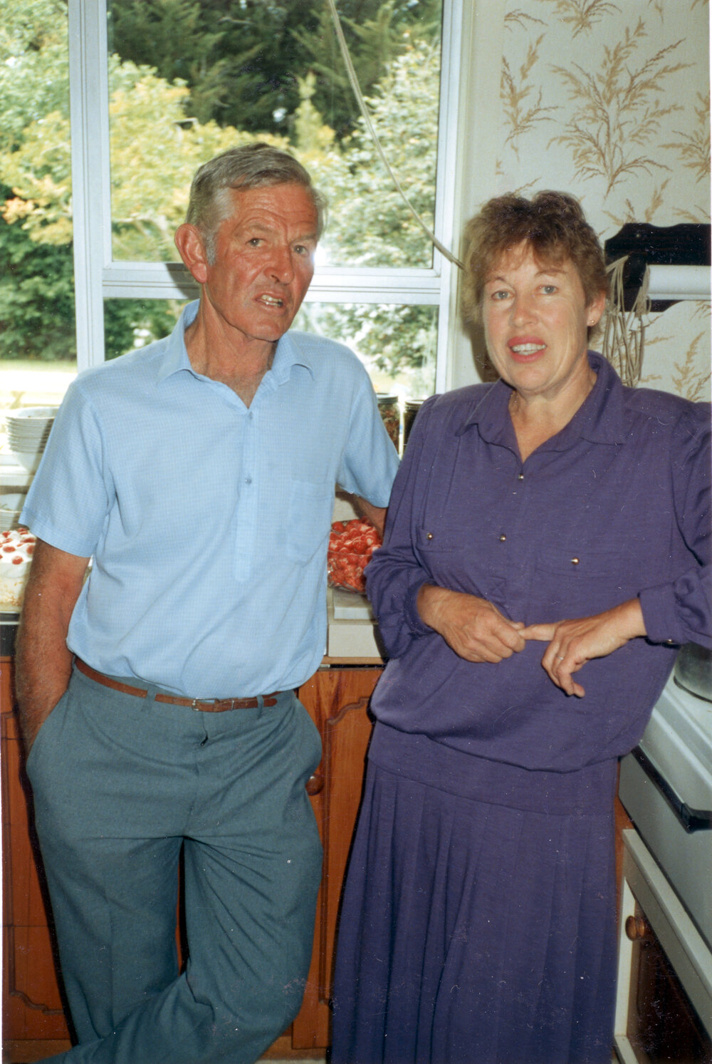 Mr Ward and Jan Grahame