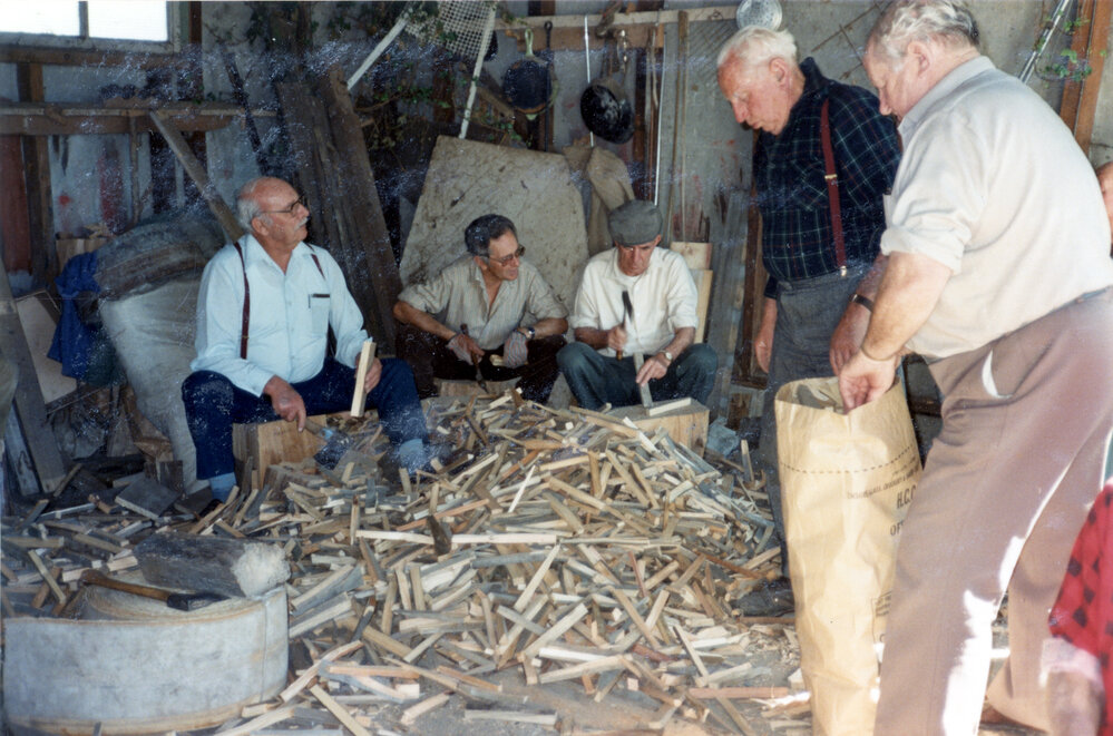 Annual working Bee to Chop Kindling