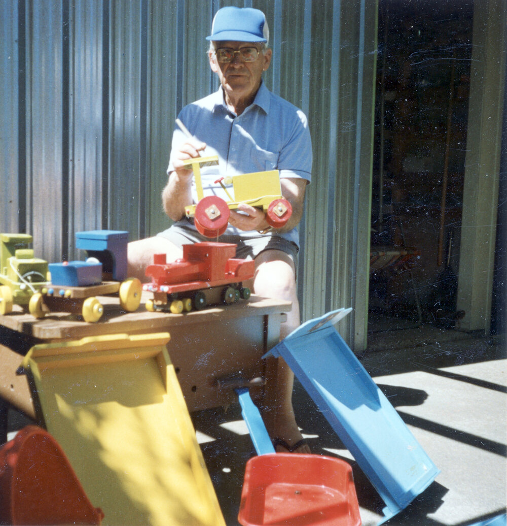 Bill Francis Repairing Toys