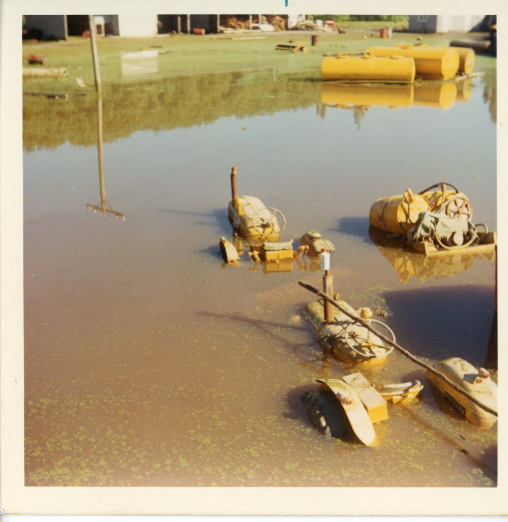Flooded Workyard