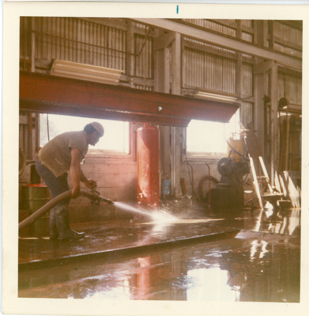 Man with Industrial Hose