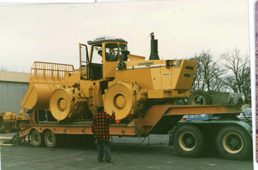 Front Loader on Trailer