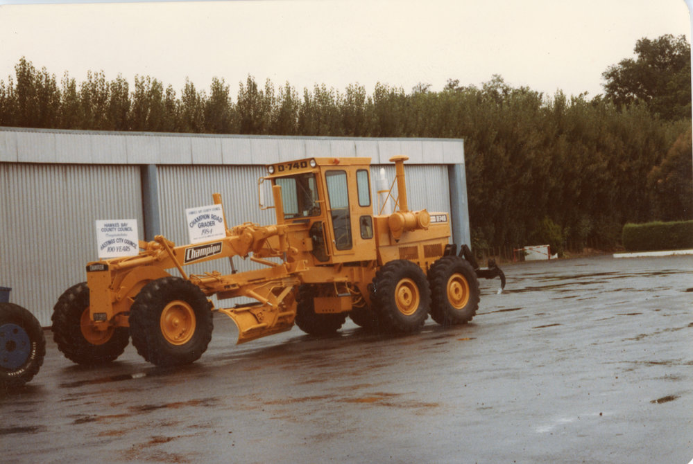 Champion Road Grader on Display