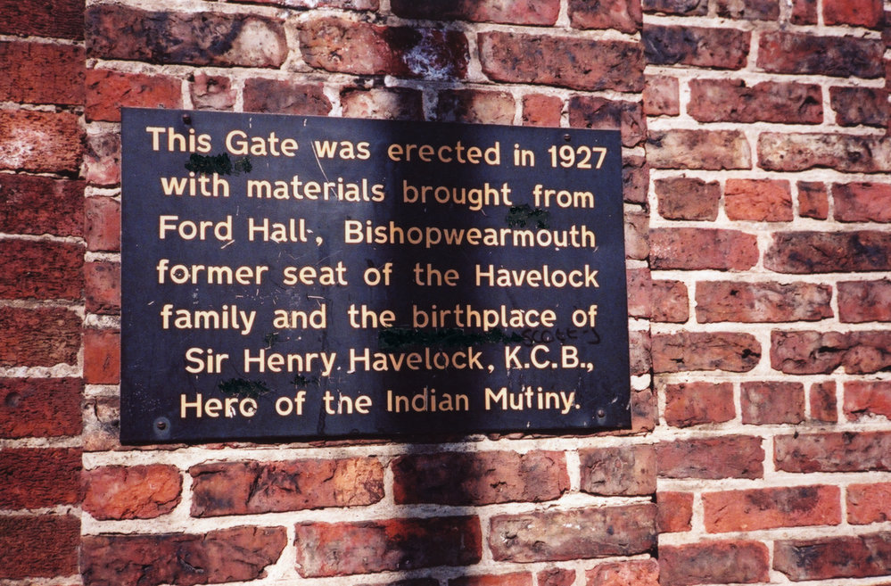 Ford Hall Gate Plaque