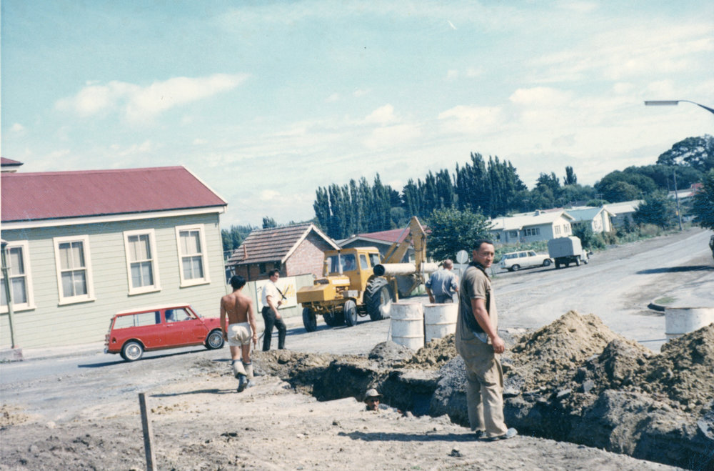 Laying Water Pipes, Havelock North