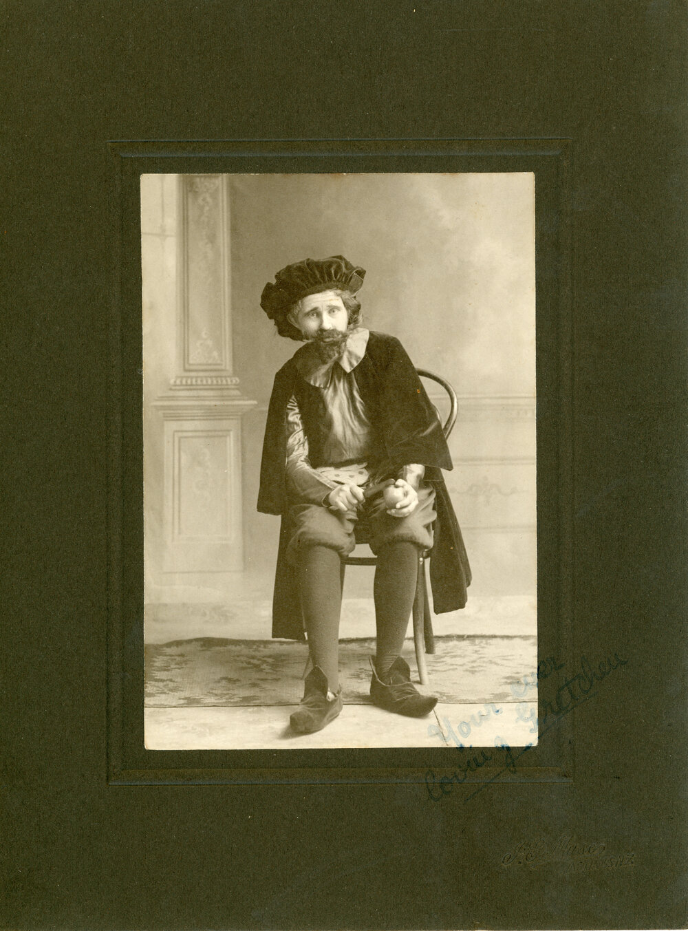 Studio Portrait of Man in Period Costume