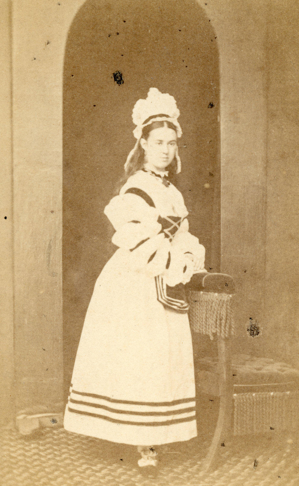 Studio Portrait of a Young Woman
