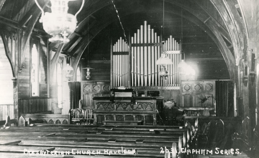 Interior of St Columba's Presbyterian Church, Havelock North