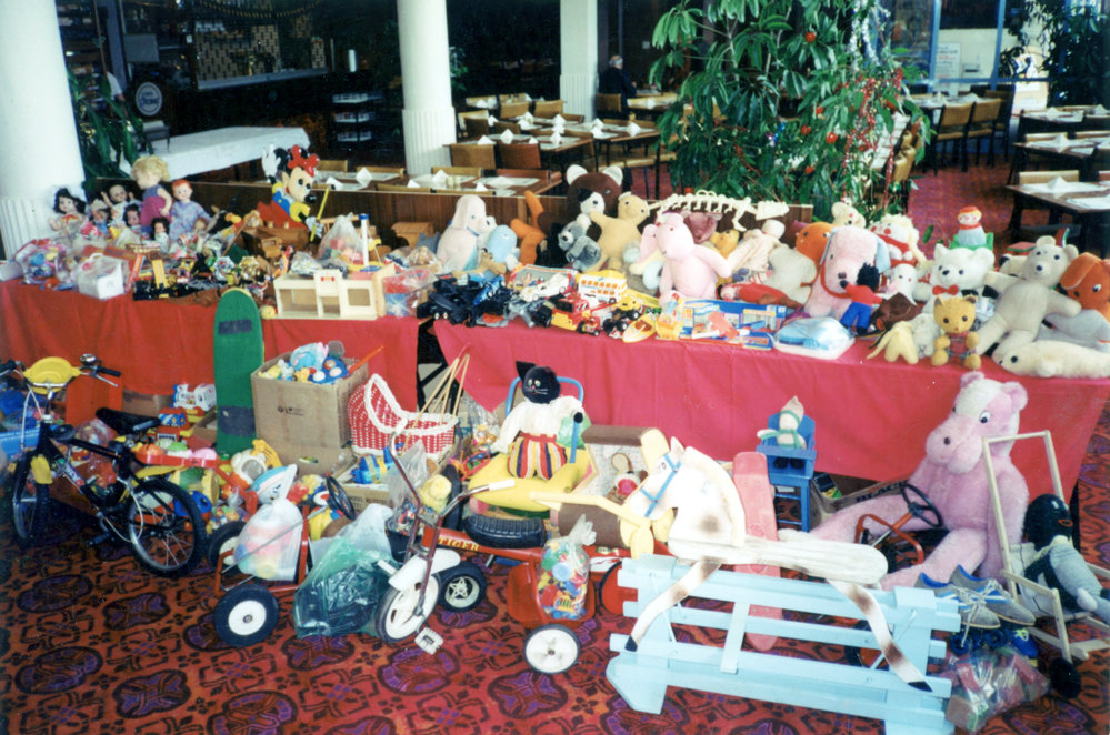 Donated Toys, Games and Bikes